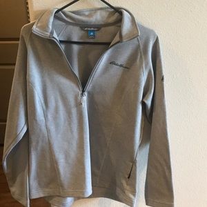Eddie Bauer half zip sweater Large